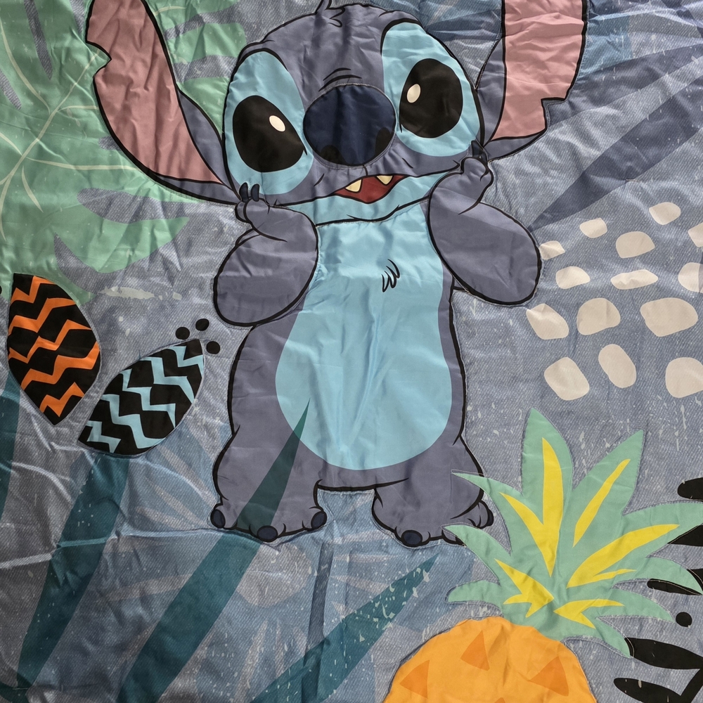 Toddler Bed Stitch Comforter And Sheet Set LN